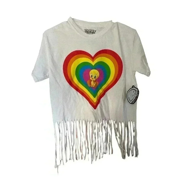 LOONEY TUNES SIZE SMALL LIGHT PINK TWEETY SHIRT - Picture 1 of 2